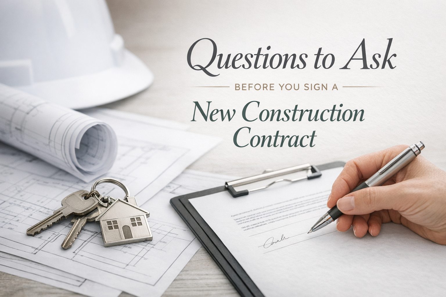 Questions to ask before signing a new construction contract in Lincoln NE